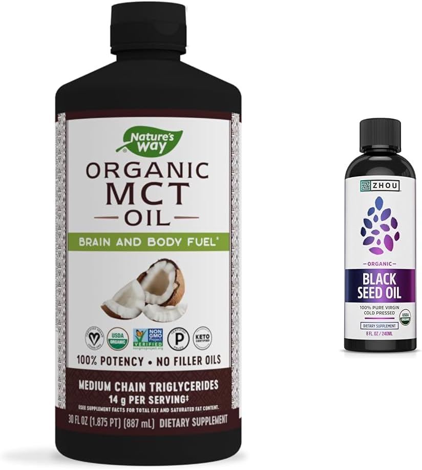 MCT Oil, Brain and Body Fuel from Coconuts*; Keto Paleo Certified, Organic, Gluten Free, Non-Gmo Project Verified, 30 Fl. Oz.