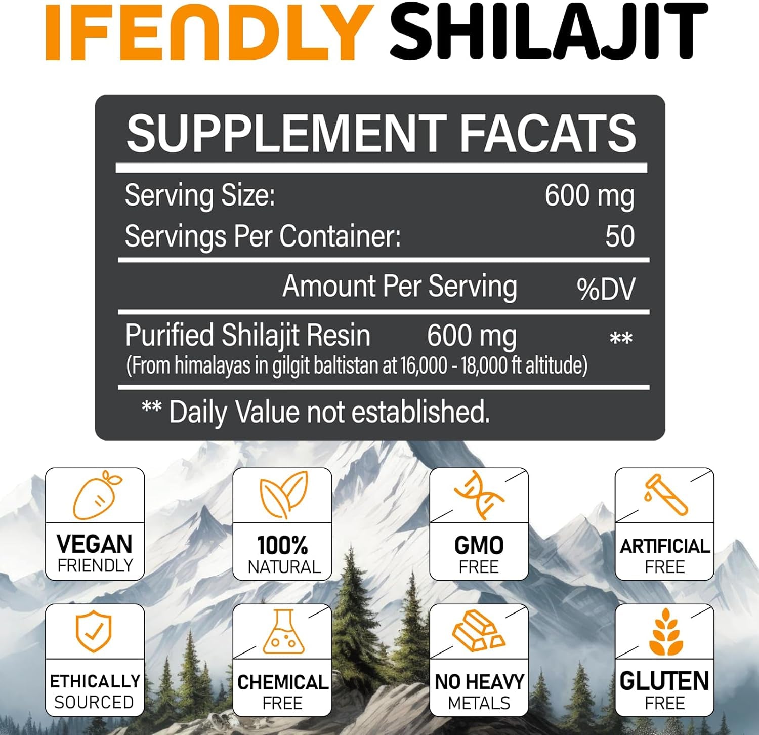 Shilajit Pure Himalayan Organic 600Mg Maximum Potency Gold Grade Shilajit Resin Shilajit Supplement Natural Authentic with 85+ Trace Minerals & Fulvic Acid for Energy, Immunity, 30 Grams (2 Pack)